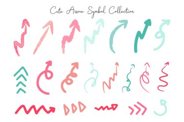 Estetik Şekil ve Satır Koleksiyonu