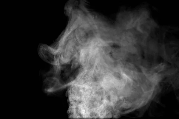 Detailní Záběr Páry Nebo Abstraktního Bílého Smogu Stoupajícího Nad Hladinu — Stock fotografie
