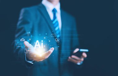 Yapay zeka teknolojisi, robot yapay zekası müşteriler için açık. Sohbet robotu konsepti bilgi komutu komut komutu, akıllı robot sohbeti ve Al sohbet iş iletişimi oluşturur.