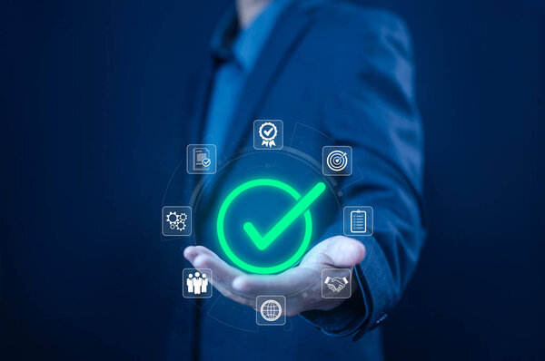 наилучшая сертификация промышленных, гарантийный процесс качества. концепция. системы менеджмента качества бизнес-сертификат стандарта iso цифровых технологий, удовлетворенности клиентов