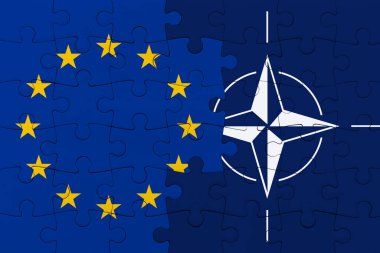 NATO ve Avrupa toplumu yapboz ittifakı kavramsal imaj ekonomik ve savunma birliği