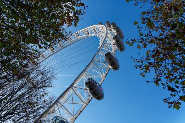 Londra göz tekerleği manzaralı panoramik turistik cazibe