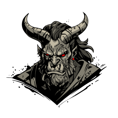 Şeytan yüz, cadılar bayramında şeytani grafikleriniz için komik bir tarz, ya da video oyunları için bir karakter