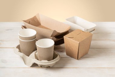 Paketleme kavramı - kağıt sanatı paketleme seçimi, kopyalama alanı