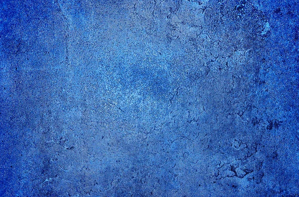 Texture of blue decorative plaster or concrete. Abstract grunge background for design.