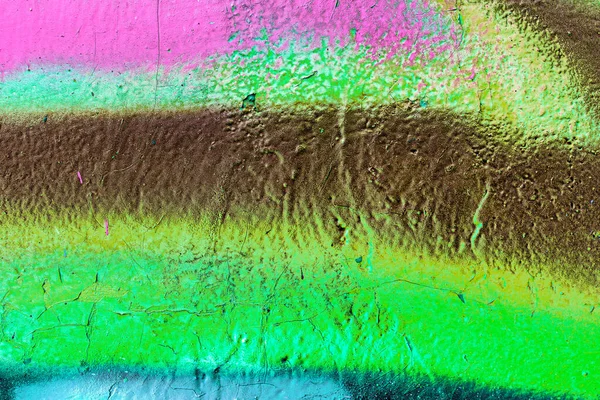 Fragment Colorful Graffiti Painted Wall Abstract Urban Background Design Spray — Stock fotografie