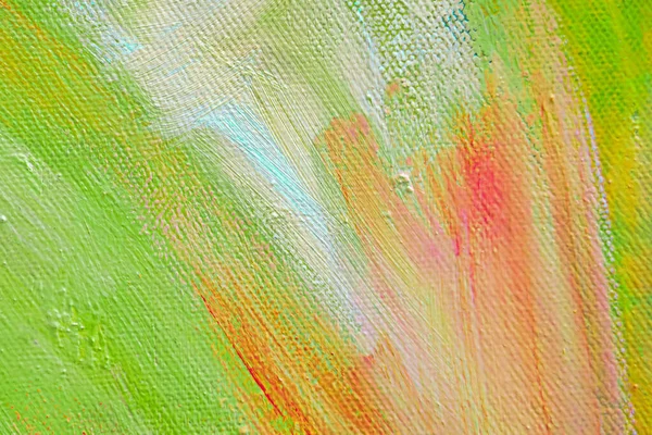 Colorful Abstract Oil Painting Art Background Texture Canvas Oil Paint — Fotografia de Stock
