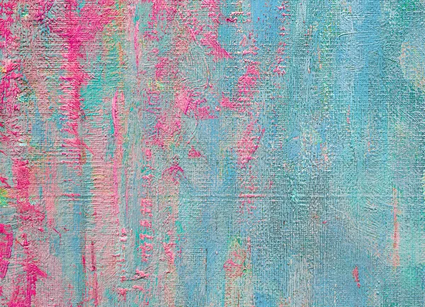 Colorful Abstract Oil Painting Art Background Texture Canvas Oil Paint — Stock fotografie