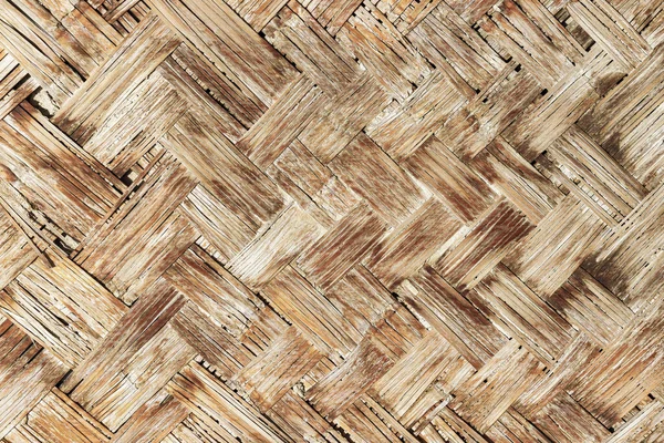 The texture of the frame of an oriental building made of woven bamboo. Abstract background for design.