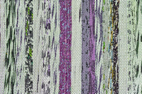 Texture Multi Colored Wicker Floor Carpet Close Abstract Background Design — Foto Stock