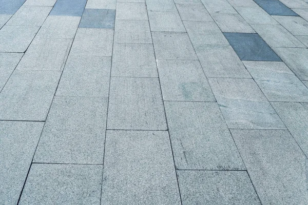 Texture Monotonous Tiled Pavement Perspective — Fotografia de Stock