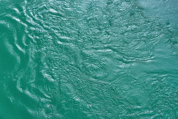 Texture Waves Turquoise Color Fast Flowing Water River Abstract Nature — Φωτογραφία Αρχείου
