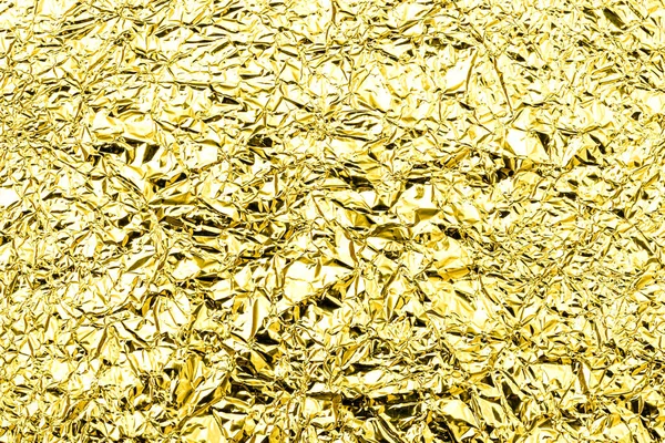 Struktura Zmačkaného Zlatého Křídláku Zlatá Abstraktní Tabule Pro Design — Stock fotografie