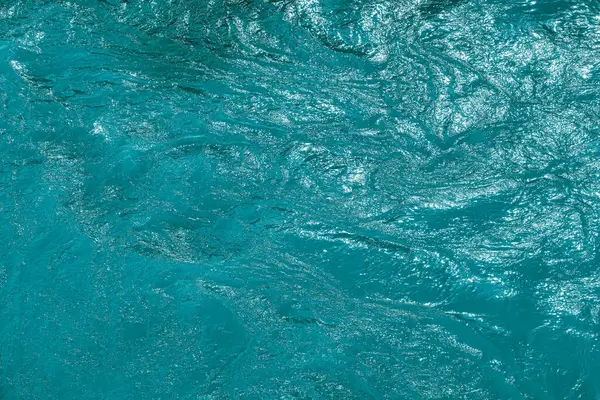 Texture Waves Blue Color Fast Flowing Water River Abstract Nature — Stockfoto