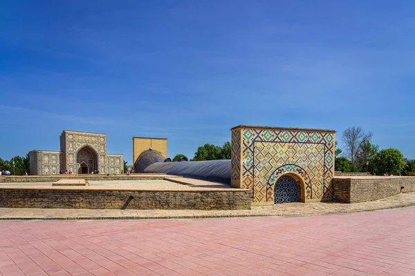 Samarkand Üzbegisztán 2023 Április Ulugbek Csillagvizsgáló Intézet Külső Nézete Üzbegisztáni — Stock Fotó