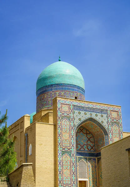 Shakh Zindas Gamla Mausoleum Den Levande Kungens Grav Amir Temurs — Stockfoto