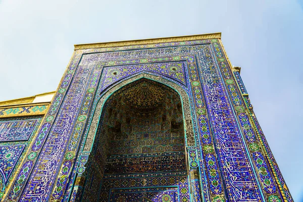 Het Oude Mausoleum Van Shakh Zinda Het Graf Van Levende — Stockfoto