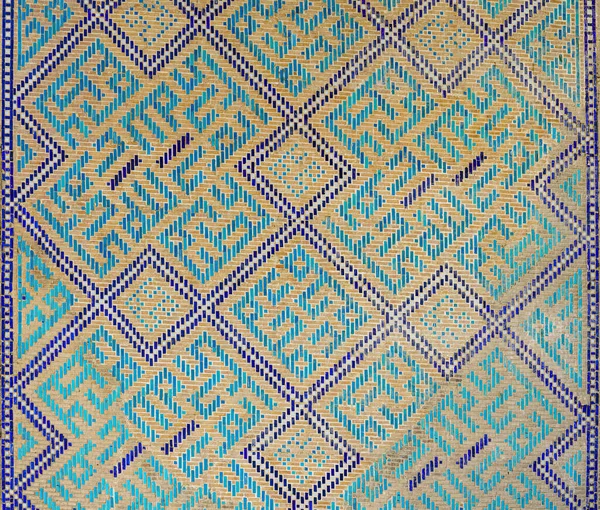 Geometric Traditional Islamic Ornament Fragment Ceramic Mosaic Abstract Background —  Fotos de Stock