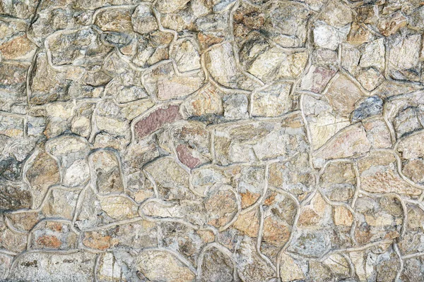 Dekoracyjna Ściana Kamieni Betonu Streszczenie Tła Projektu — Zdjęcie stockowe
