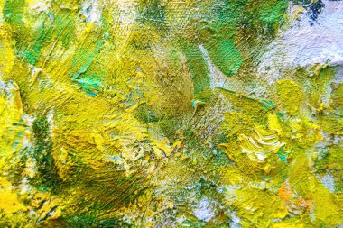 Colorful abstract oil painting art background. Texture of canvas and oil paint.