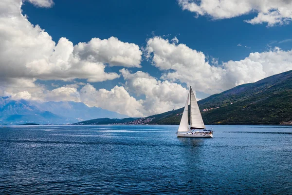 Sailing Ship Bay Adriatic Sea Vacation Sailboat Coast — стокове фото