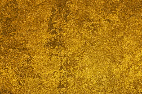 Textura Yeso Decorativo Dorado Hormigón Fondo Grunge Oro Abstracto Para — Foto de Stock