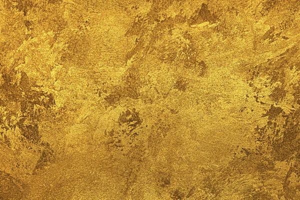 Υφή Χρυσού Διακοσμητικού Σοβά Σκυροδέματος Αφηρημένο Φόντο Χρυσό Grunge Για — Φωτογραφία Αρχείου