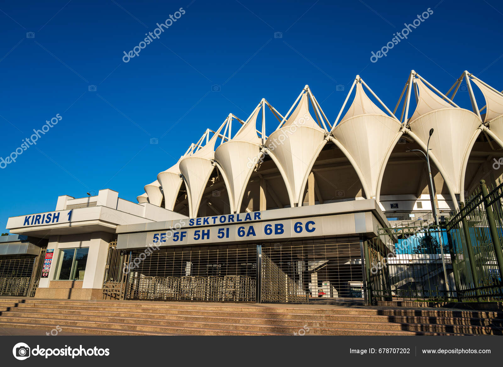 Tashkent Uzbekistan September 2023 Bunyodkor Stadium Largest Football