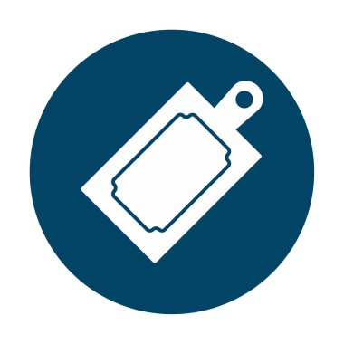 Kesme tahtası simgesi, vektör illüstrasyonu