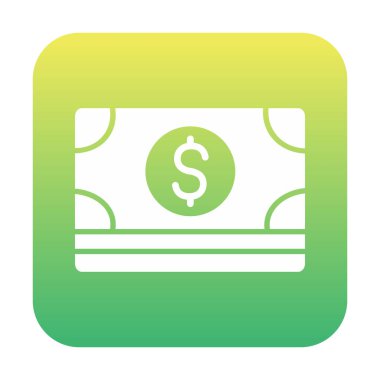 Basit ödeme finans simgesi, vektör illüstrasyonu