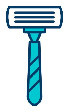 Jilet. Web simgesi basit illüstrasyon