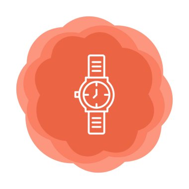 Kol saati. Web simgesi basit tasarım