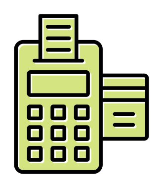 Vektör olarak EDC simgesi. logotype