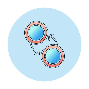 Web simgesi, vektör illüstrasyonunu değiştir