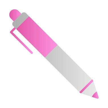 Kalem düz simgesi. Vektör çizim