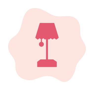 tablo lambası vektör illüstrasyonu