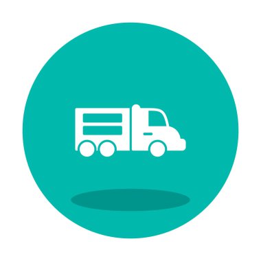 kamyon web simge vektör çizim  