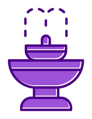 fıskiye ikonu vektör illüstrasyonu