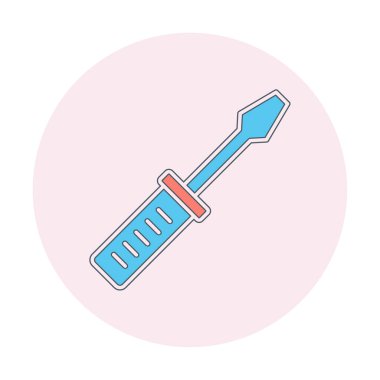 tornavida ikonu vektör çizimi