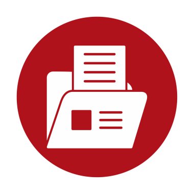 klasör renkli vektör simgesi 