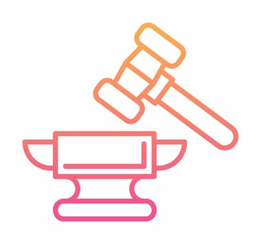 örs simgesi, vektör illüstrasyonu basit tasarım