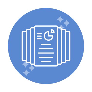 Görev Listesi web simgesi, vektör illüstrasyonu