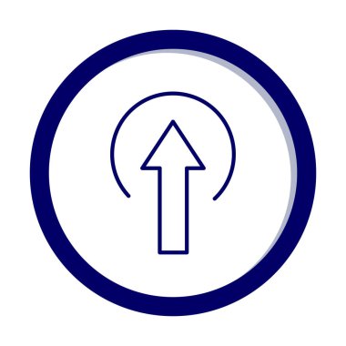 Simge işareti vektör çizim upload