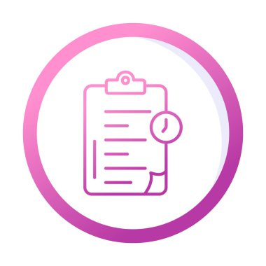 Pano simgesi, vektör illüstrasyonu basit tasarım