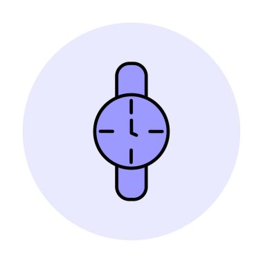 Saat, zamanlayıcı simgesi vektör çizimi 