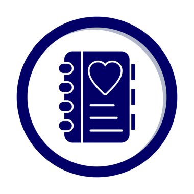 not defteri simgesi, vektör illüstrasyonu 