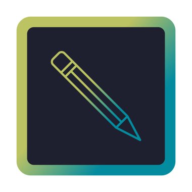 kalem simgesi vektör illüstrasyonu