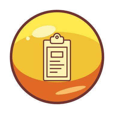 Pano simgesi, vektör illüstrasyonu basit tasarım