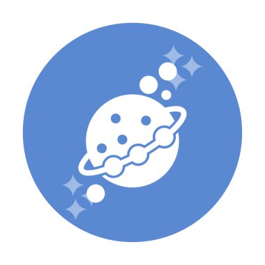 Gezegenler simgesi, vektör illüstrasyonu