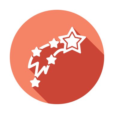 Kayan Yıldızlar simge vektör çizimi